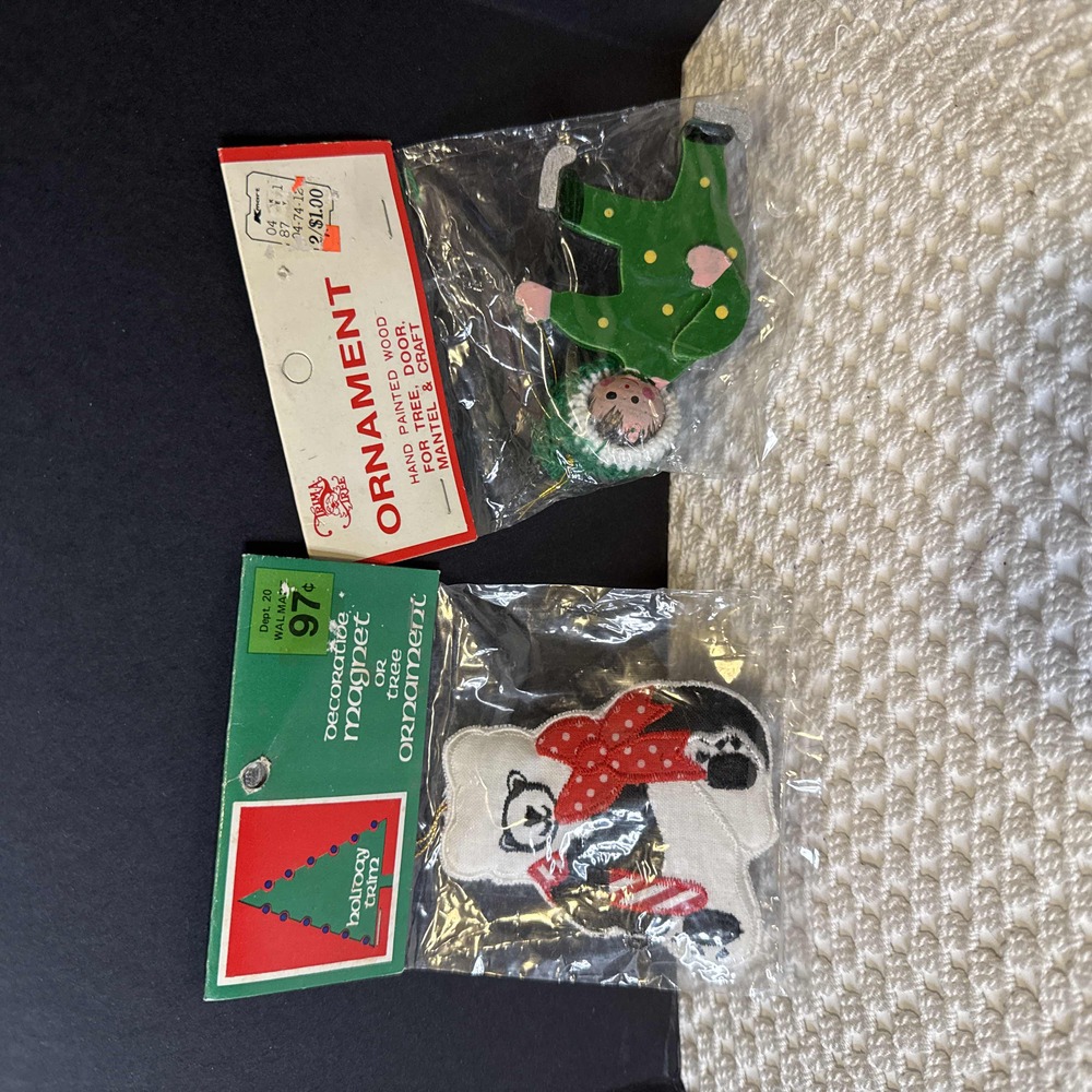 Vintage Sealed‎ Kmart and Walmart Christmas Ornaments Holiday Trim & Trim A Tree